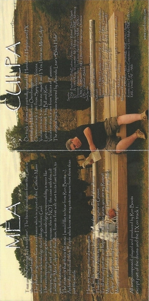 Ron Boots : Mea Culpa (CD, Album)