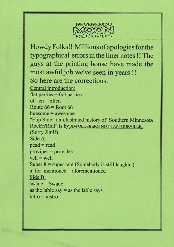 Various : When The Time Run Out (Minnesota Vs Michigan) (LP, Comp, Ltd, Num)