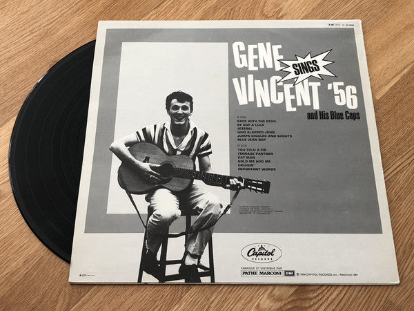 Gene Vincent & His Blue Caps : Gene Sings Vincent '56 (LP, Comp, RE)