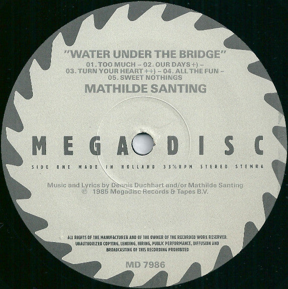 Mathilde Santing : Water Under The Bridge (LP, Album)