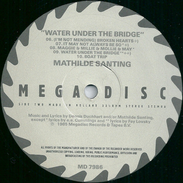 Mathilde Santing : Water Under The Bridge (LP, Album)