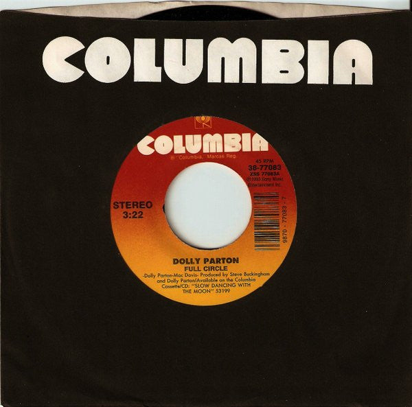 Dolly Parton : Full Circle (7", Single)