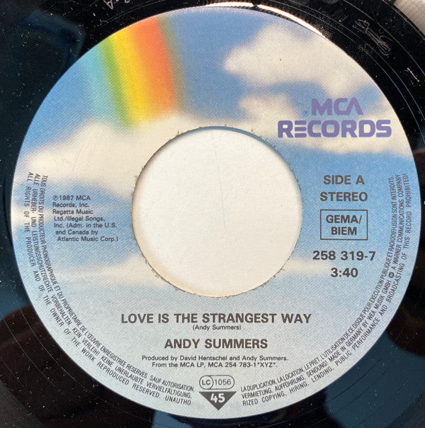 Andy Summers : Love Is The Strangest Way (7")