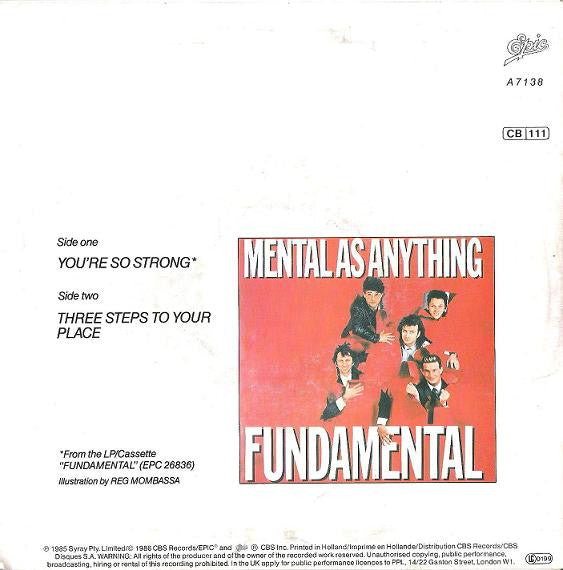 Mental As Anything : You're So Strong (7")