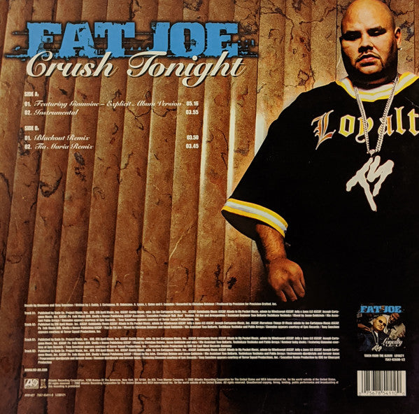 Fat Joe : Crush Tonight (12")