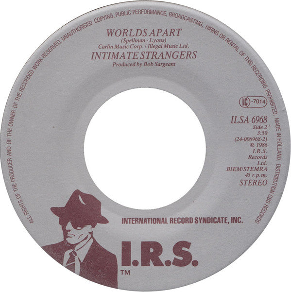 Intimate Strangers (2) : Raise The Dragon (7")