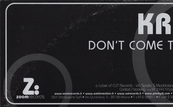 Krash (2) : Don't Come This Way (12")