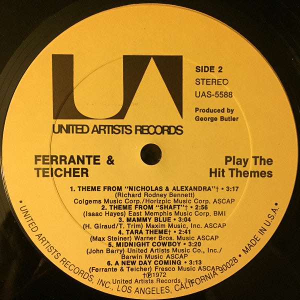 Ferrante & Teicher : Play The Hit Themes (LP, Album)