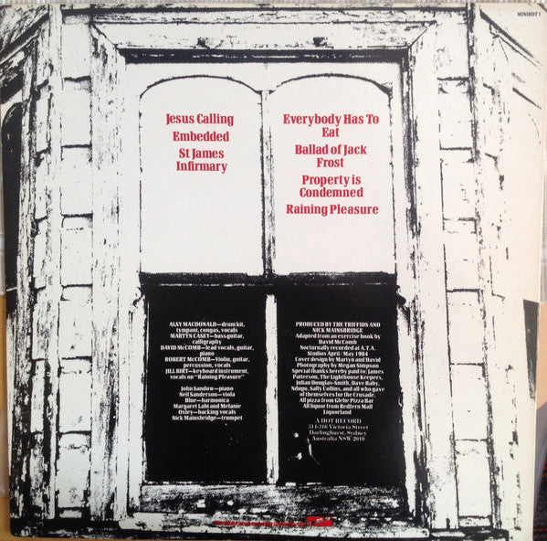 The Triffids : Raining Pleasure (12", MiniAlbum)