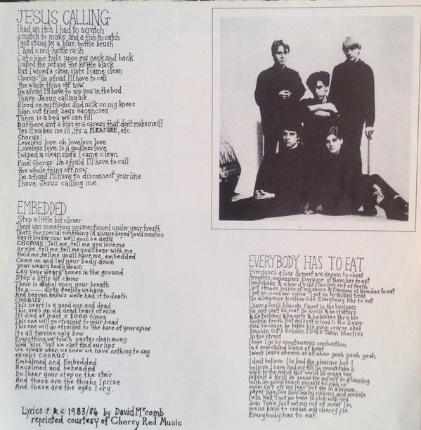 The Triffids : Raining Pleasure (12", MiniAlbum)