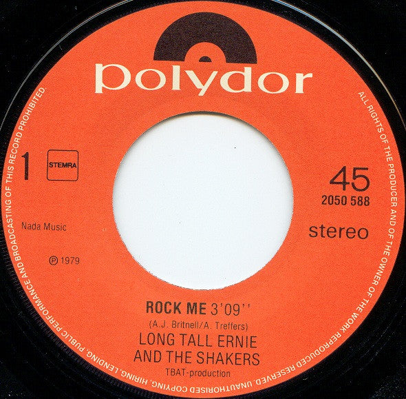 Long Tall Ernie And The Shakers : Rock Me (7", Single)