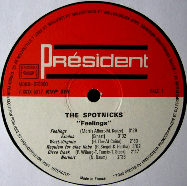 The Spotnicks : Feelings (LP, Album)