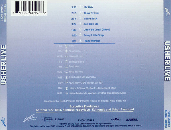 Usher : Live (CD, Album)