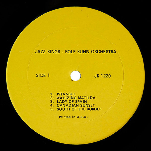 Rolf Kuehn & His Orchestra Featuring Jack Sheldon, Chuck Wayne, Jim Hall : Jazz Kings (LP, Album, RE)