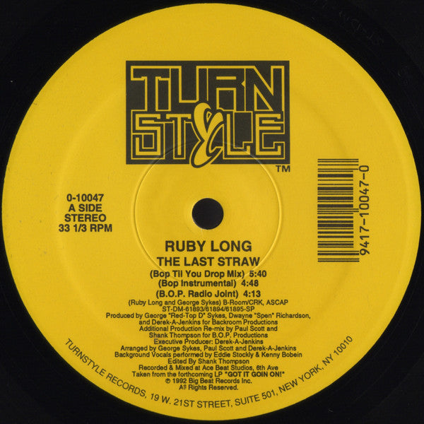 Ruby Long : The Last Straw (12")