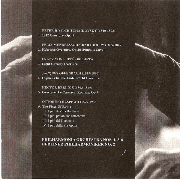 Herbert von Karajan / Berliner Philharmoniker, Philharmonia Orchestra : Herbert von Karajan Conducts Orchestral Favourites (CD, Comp)