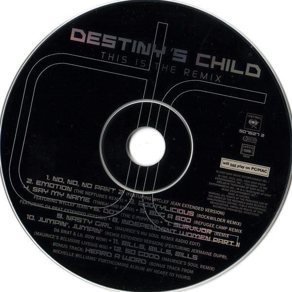 Destiny's Child : This Is The Remix (CD, Comp, Copy Prot.)