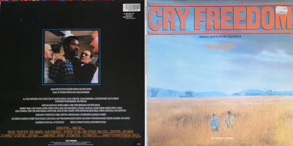 George Fenton And Jonas Gwangwa : Cry Freedom (Original Motion Picture Soundtrack) (LP, Album, Gat)