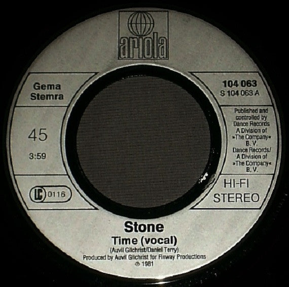 Stone : Time (7", Single)