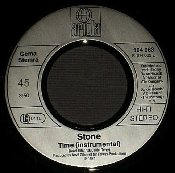 Stone : Time (7", Single)
