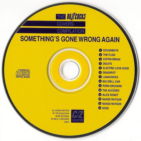 Various : Something's Gone Wrong Again: The Buzzcocks Covers Compilation (CD, Comp)