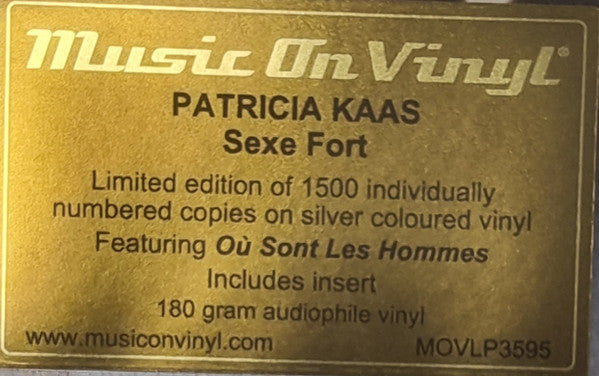Patricia Kaas : Sexe Fort (LP, Album, Ltd, Num, RE, Sil)