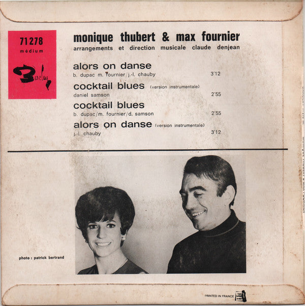Monique Thubert & Max Fournier : Alors On Danse ?  (7", EP)
