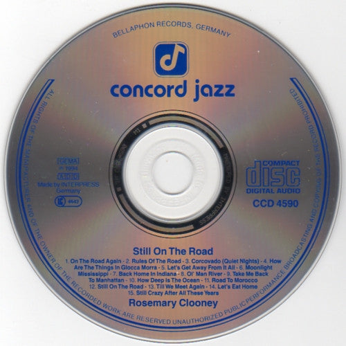 Rosemary Clooney : Still On The Road (CD, Album)