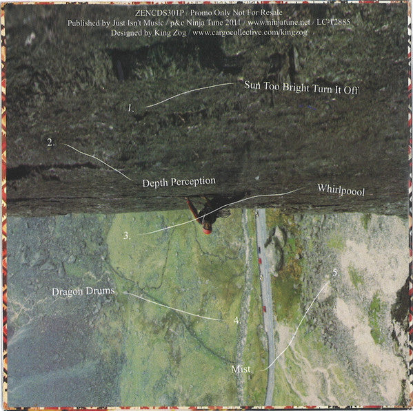 Slugabed : Sun Too Bright Turn It Off (CD, EP, Promo)