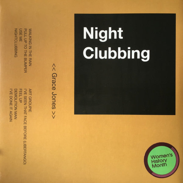 Grace Jones : Nightclubbing  (LP, Album, Ltd, RE, Gol)