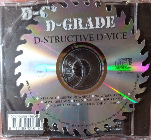 D-Grade : D-Structive D-Vice (CD, Shape, Album, Ltd, Cir)