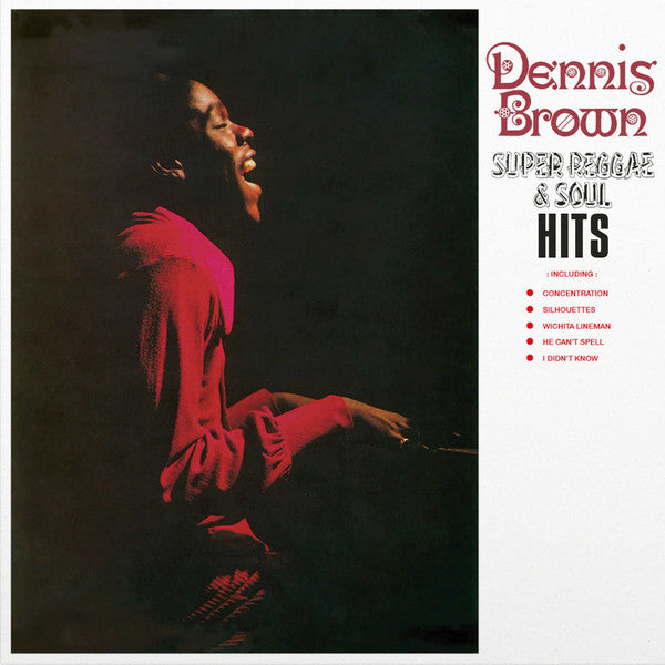 Dennis Brown : Super Reggae & Soul Hits (LP, Album, RE)