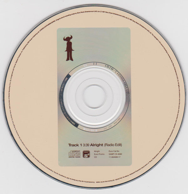 Jamiroquai : Alright (CD, Single, Promo)