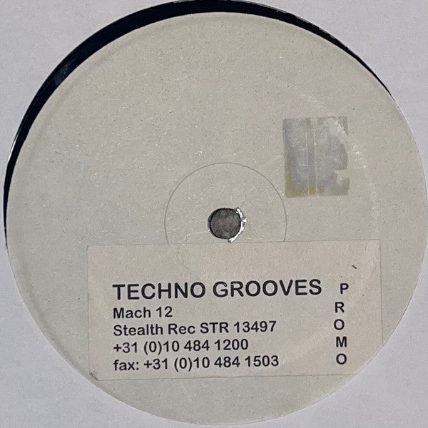 Techno Grooves : Mach 12 (12", Promo, W/Lbl)