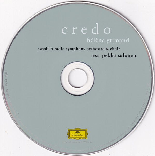 Hélène Grimaud / Sveriges Radios Symfoniorkester / Radiokören / Esa-Pekka Salonen : Credo (CD, Album)