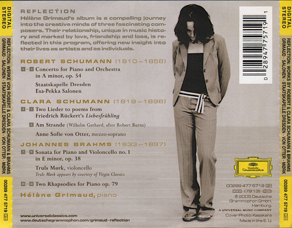 Hélène Grimaud, Esa-Pekka Salonen, Staatskapelle Dresden, Truls Mørk, Anne Sofie Von Otter : Reflection (CD, Album)