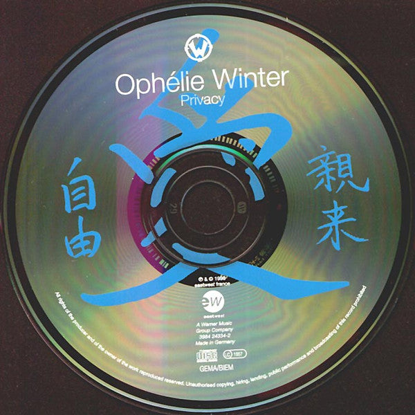 Ophélie Winter : Privacy (CD, Album)