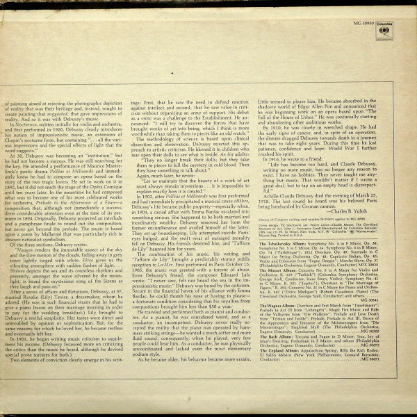 Eugene Ormandy - The Philadelphia Orchestra : The Debussy Album (2xLP, Comp, Gat)