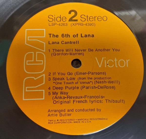 Lana Cantrell : The 6th Of Lana (LP, Album)