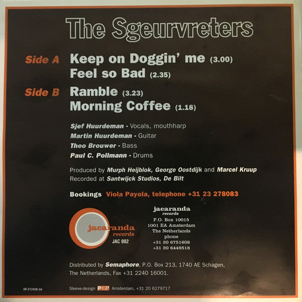 Sgeurvreters : You Keep On Doggin' Me (7", EP)