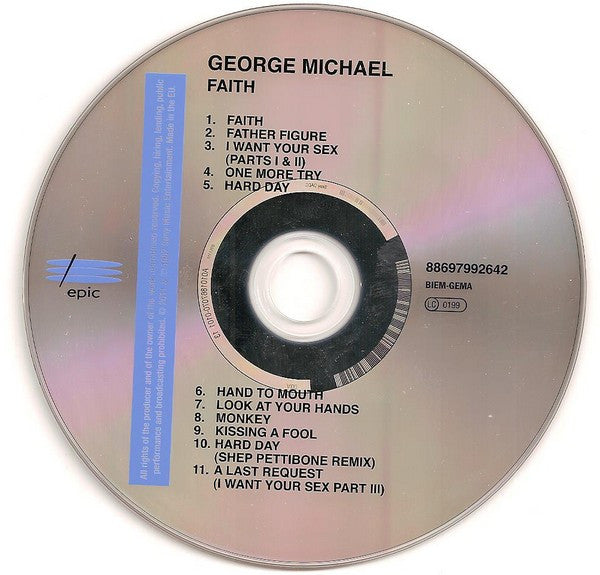 George Michael : Faith (CD, Album, Ltd, RE, Dig)