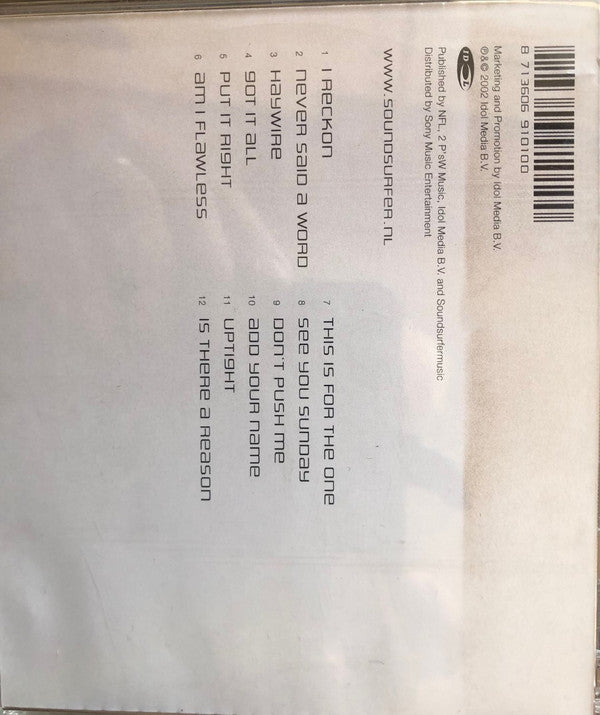 Soundsurfer : Allow Me (CD, Album)