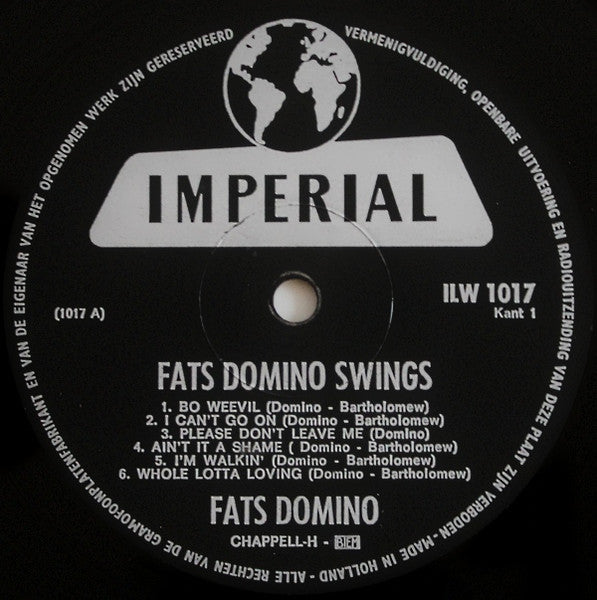 Fats Domino : Fats Domino Swings (LP, Album)