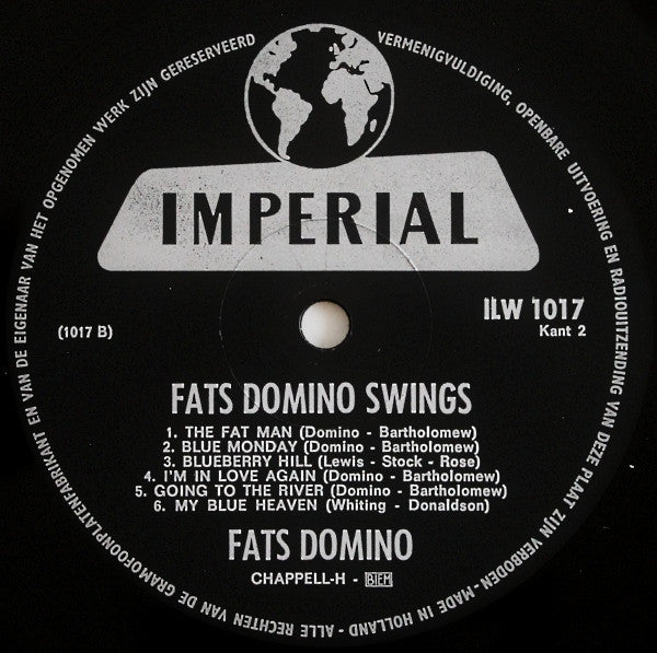 Fats Domino : Fats Domino Swings (LP, Album)
