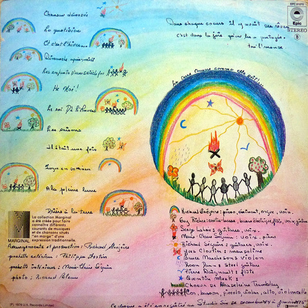 Séguin : Récolte De Rêves (LP, Album)