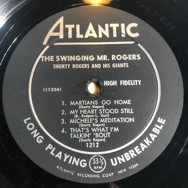 Shorty Rogers And His Giants : The Swinging Mr. Rogers (LP, Album)