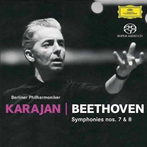 Ludwig van Beethoven – Berliner Philharmoniker, Herbert von Karajan : Symphonies Nos. 7 & 8 (SACD, Hybrid, Comp, RE)