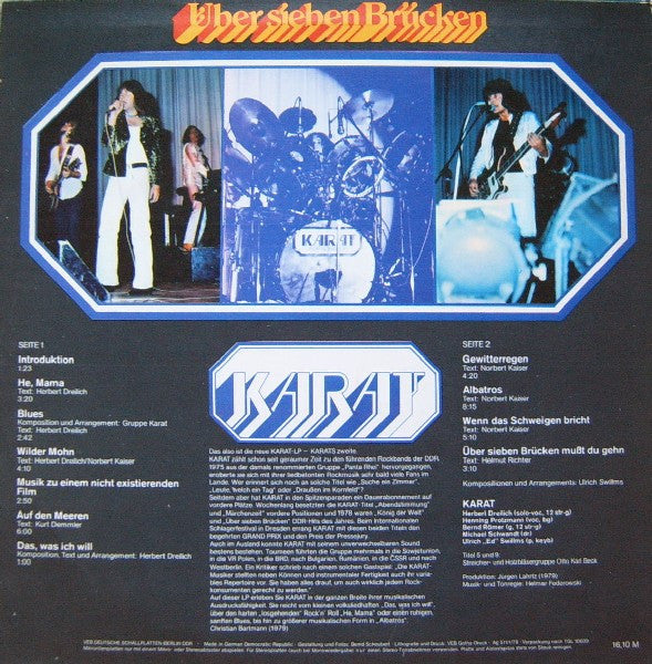 Karat : Über Sieben Brücken (LP, Album, RP, Blu)