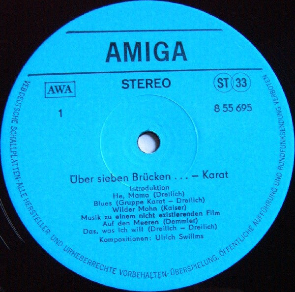 Karat : Über Sieben Brücken (LP, Album, RP, Blu)