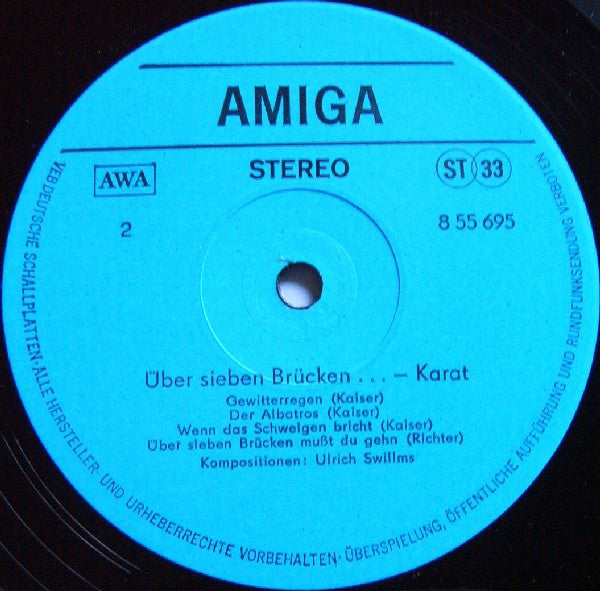 Karat : Über Sieben Brücken (LP, Album, RP, Blu)